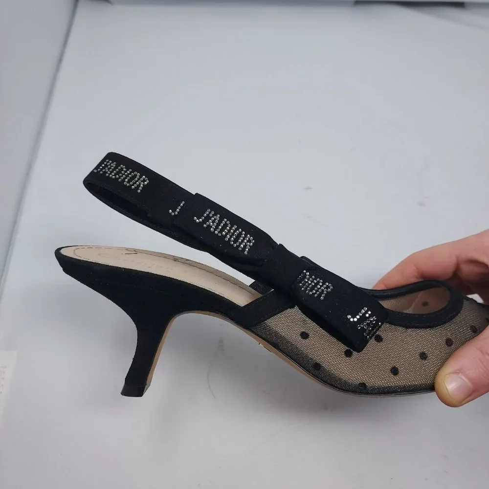 Christian Dior J’Adior Slingback Mid-Heel Pump - Picture 9 of 13